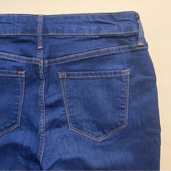 Old Navy Rockstar Mid Rise Super Skinny Jeans Medium Blue Denim NWT 10 - Picture 5 of 13
